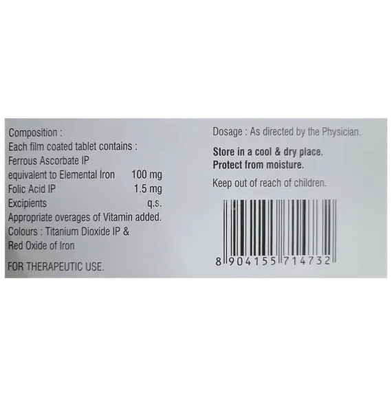 feronia xt tablet 15's